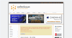 Desktop Screenshot of produktion.weltenbauer.com