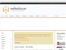 Tablet Screenshot of produktion.weltenbauer.com